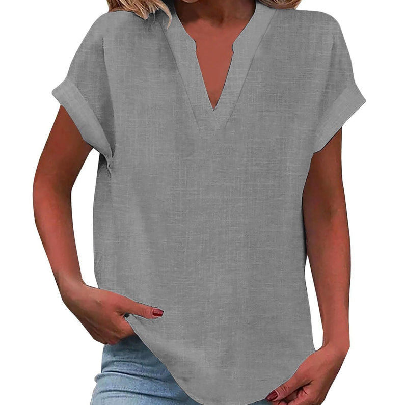 Xavinah | V-Neck Blouse
