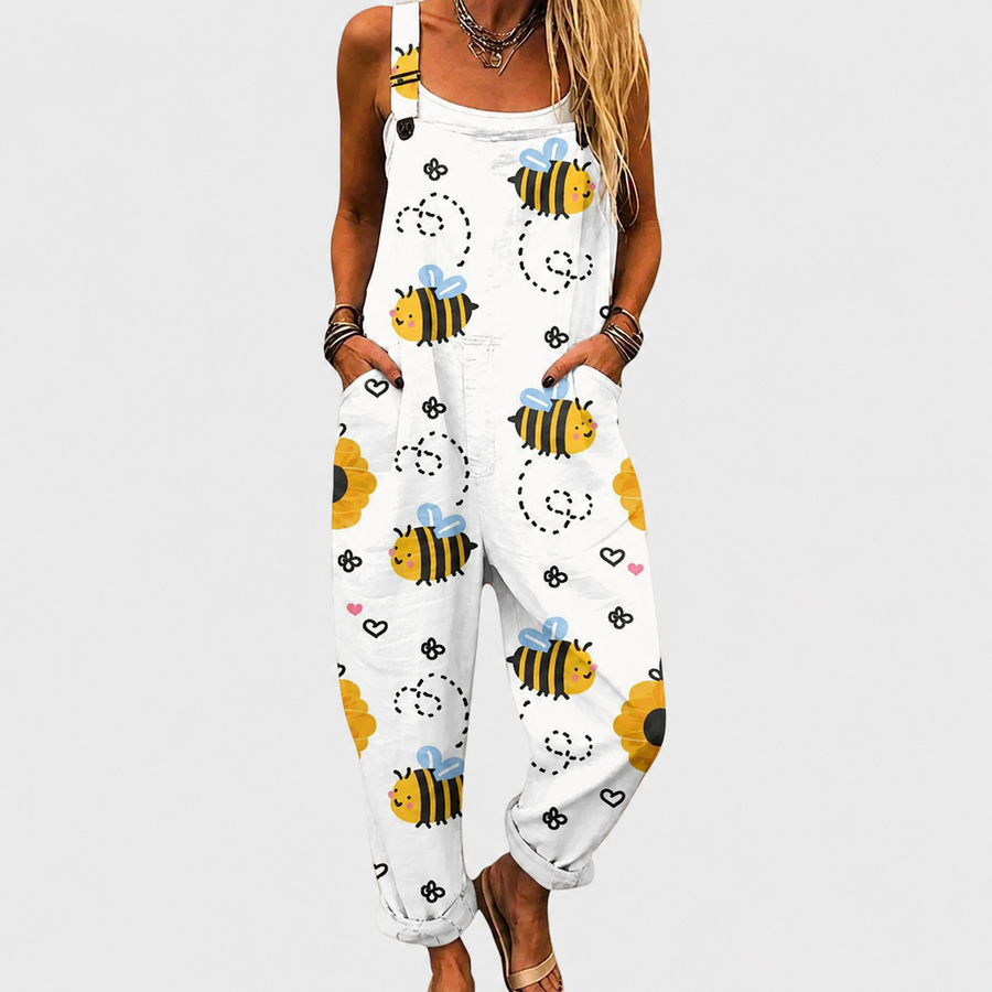 Comfortable Printed Jumpsuit