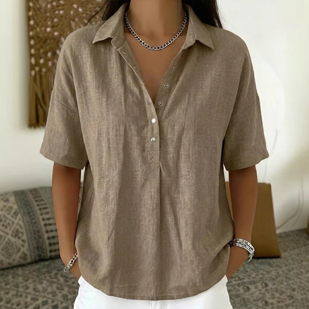 Willow | Blouse with Collar and Button