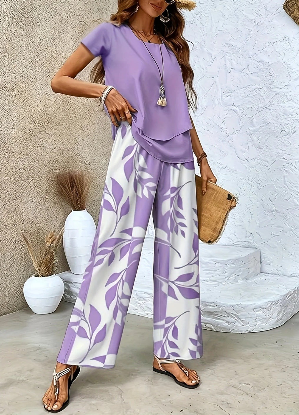 Brenda™ | Elegant 2-Piece Summer Set