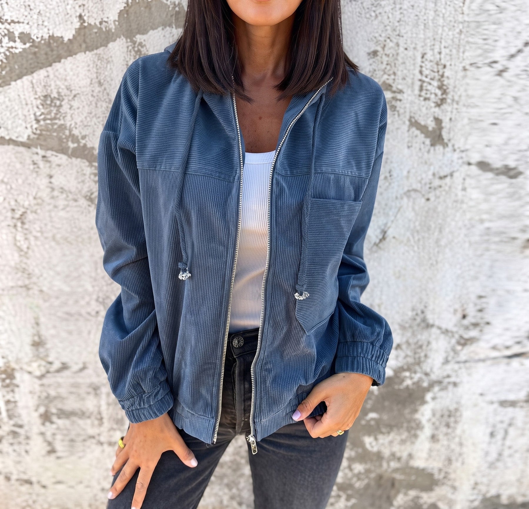 Lily Comfortable Everyday Zip-Up Jacket