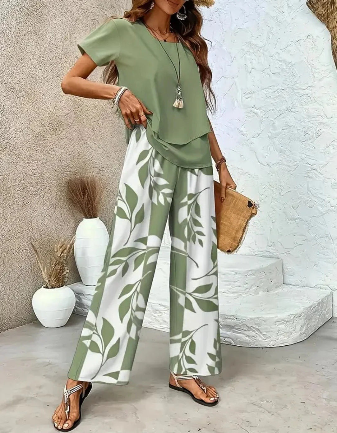 Brenda™ | Elegant 2-Piece Summer Set
