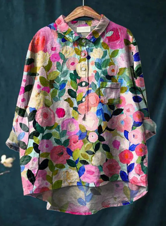 Valeria™ - Floral Print Shirt