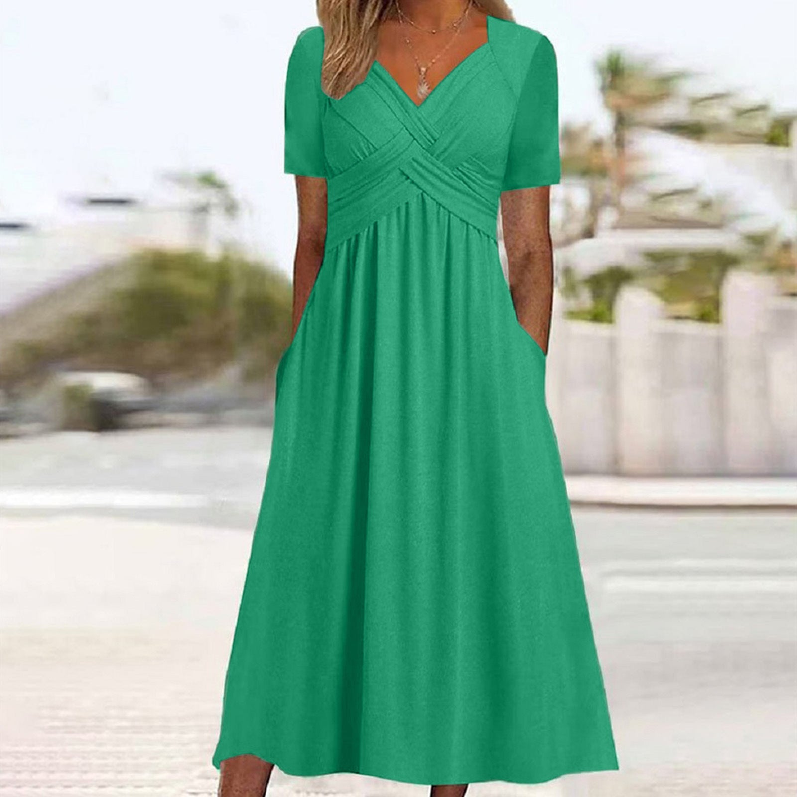 ANGELI™ - Elegant Midi Dress