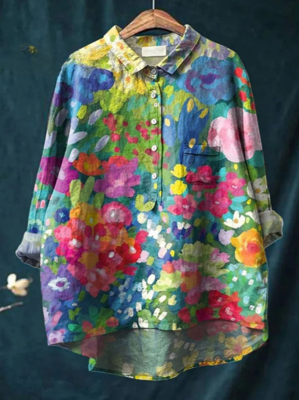 Valeria™ - Floral Print Shirt