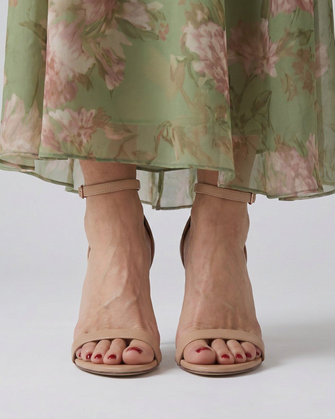 Oriana | Strappy Open Toe Stiletto Heels