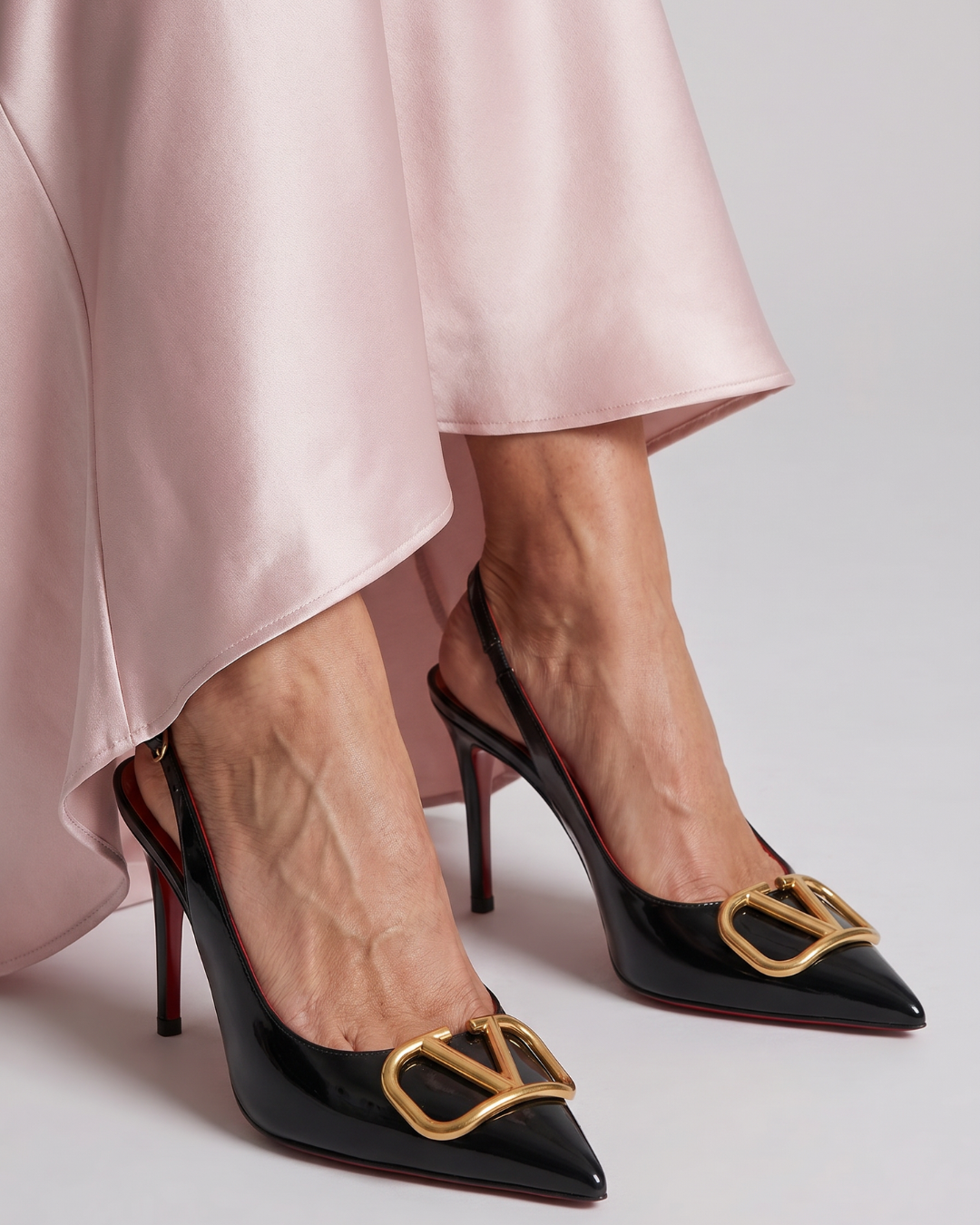 Althea | Pointed Toe Slingback Stiletto Pumps