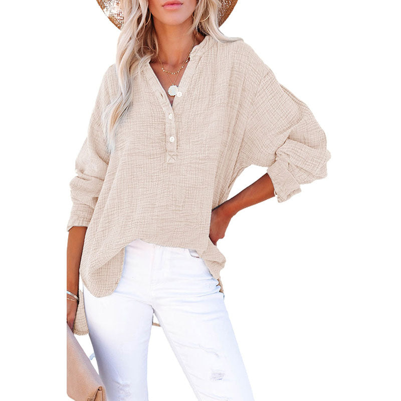 AYLA™ – Casual V-Neck Blouse