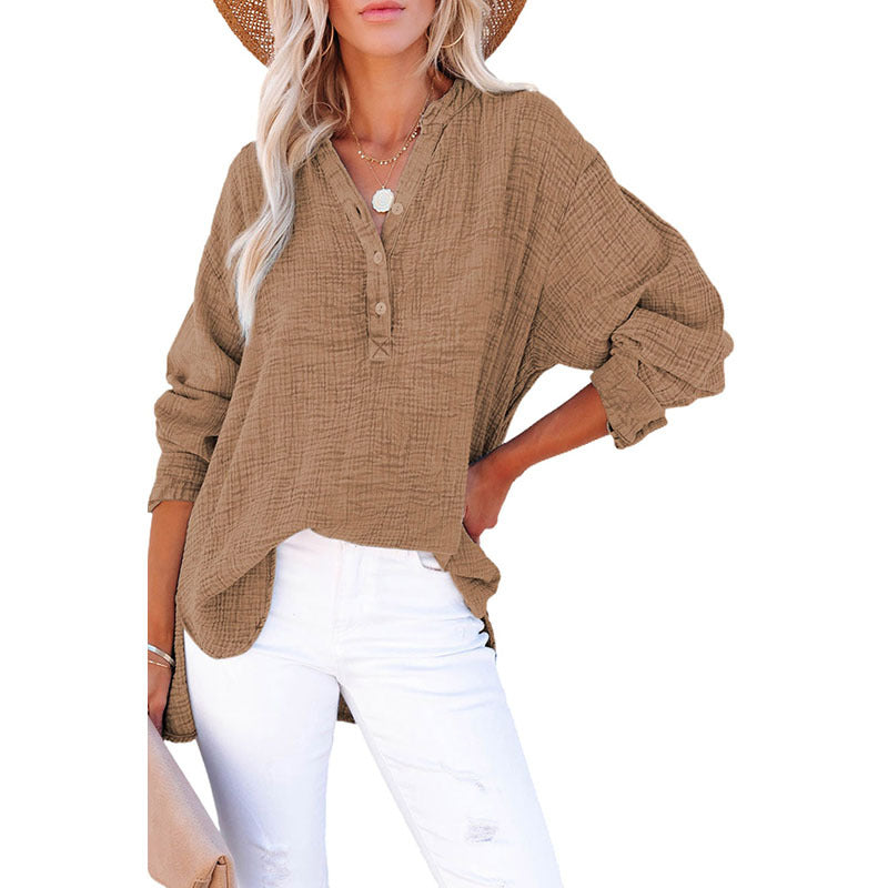 AYLA™ – Casual V-Neck Blouse