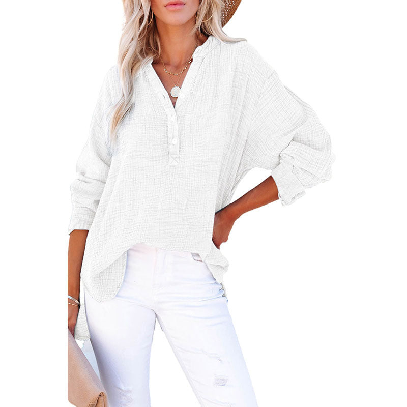 AYLA™ – Casual V-Neck Blouse