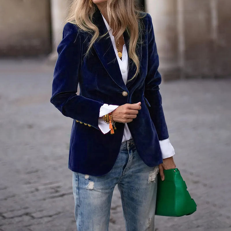 Lileth | Elegant Velvet Blazer