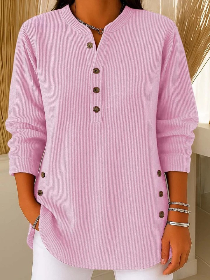 Claire | Button Henley Tunic
