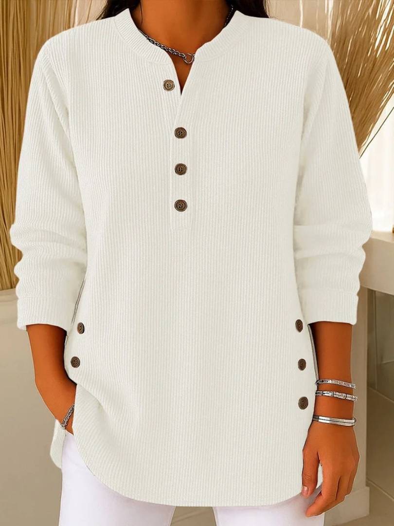 Claire | Button Henley Tunic