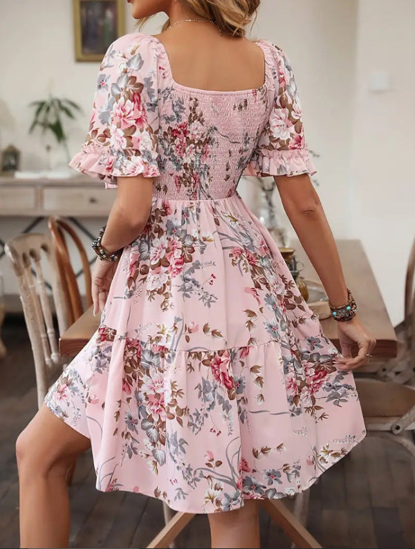 ISOLDE™ – Vintage Floral Dress