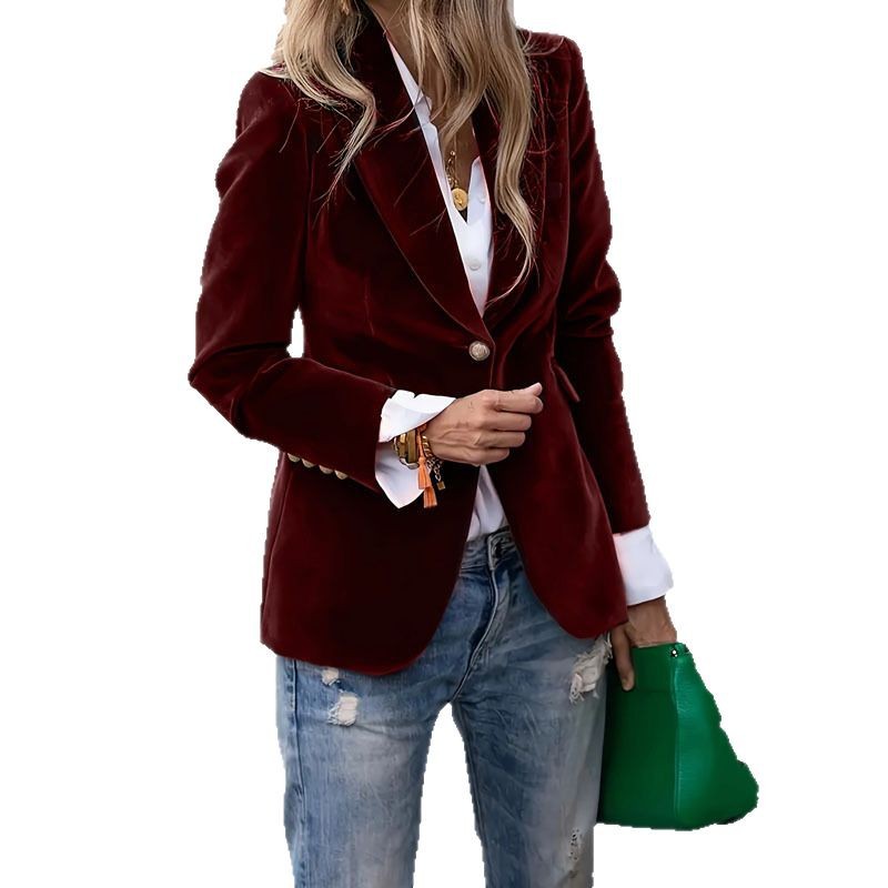 Lileth | Elegant Velvet Blazer