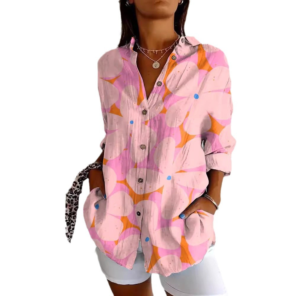 MELODIE™ – Floral Button Shirt