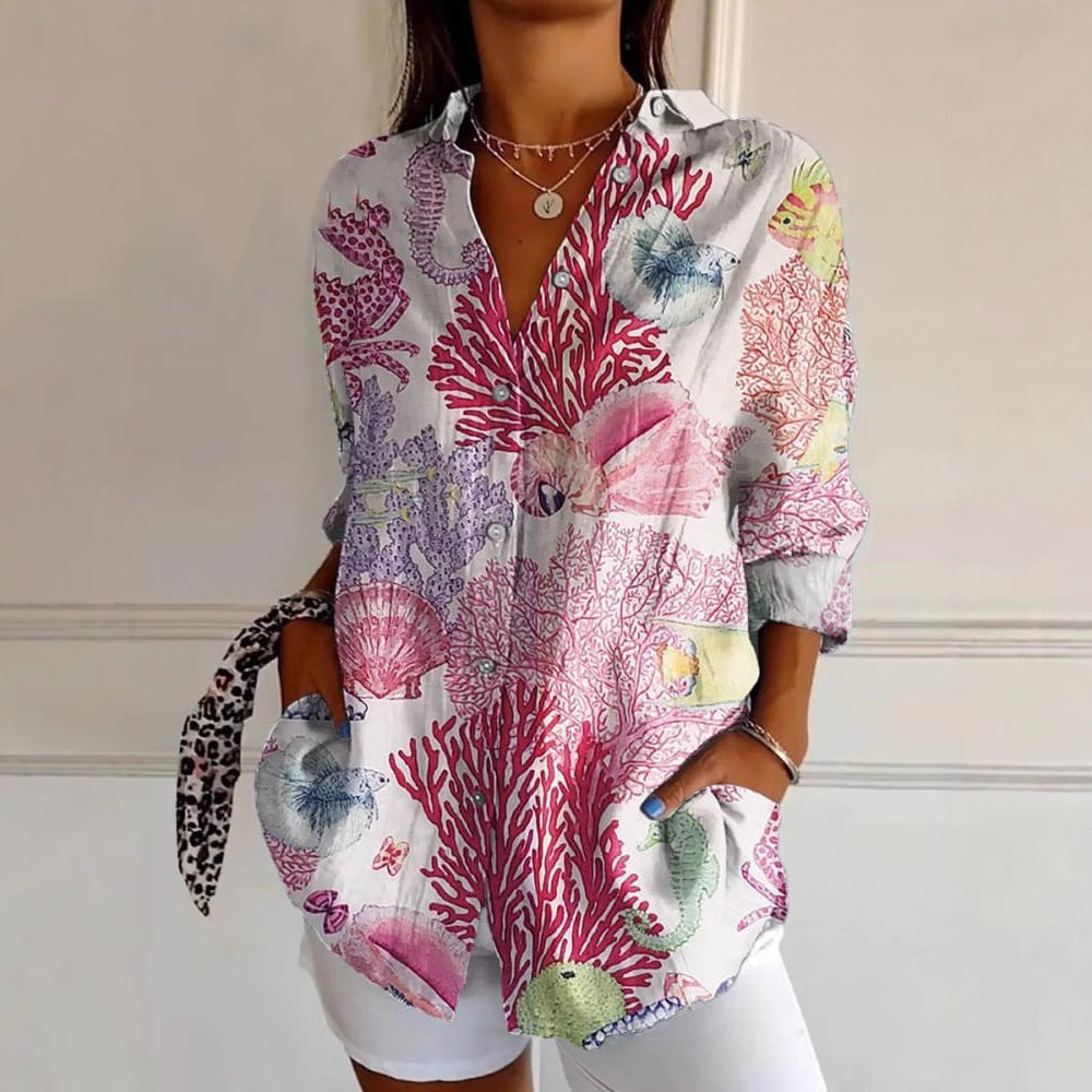 MELODIE™ – Floral Button Shirt