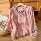 Taysia | Elegant V-Neck Top