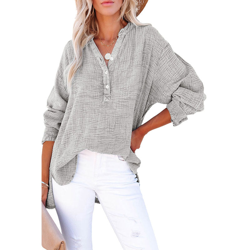 AYLA™ – Casual V-Neck Blouse