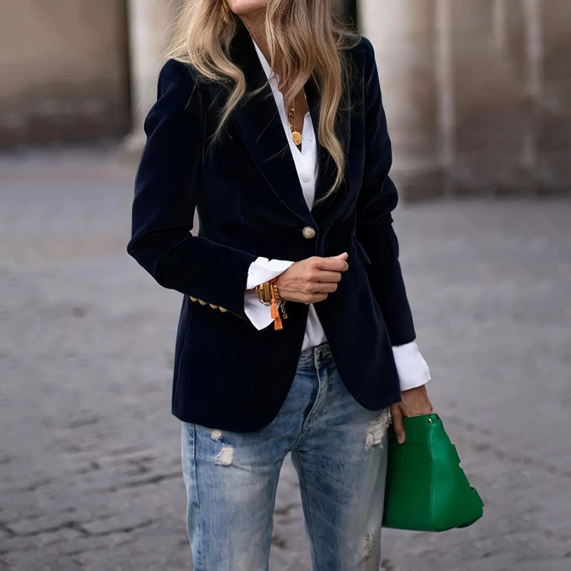 Lileth | Elegant Velvet Blazer