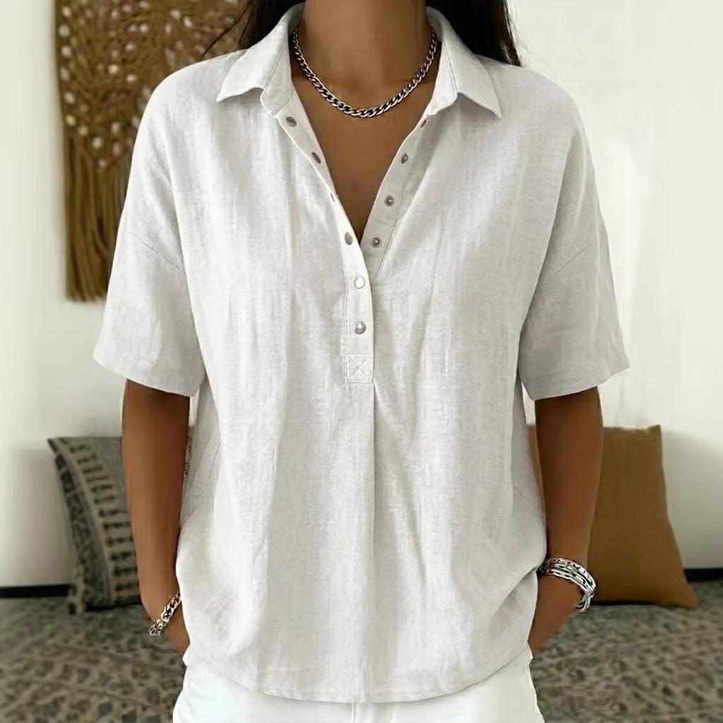 Willow | Blouse with Collar and Button