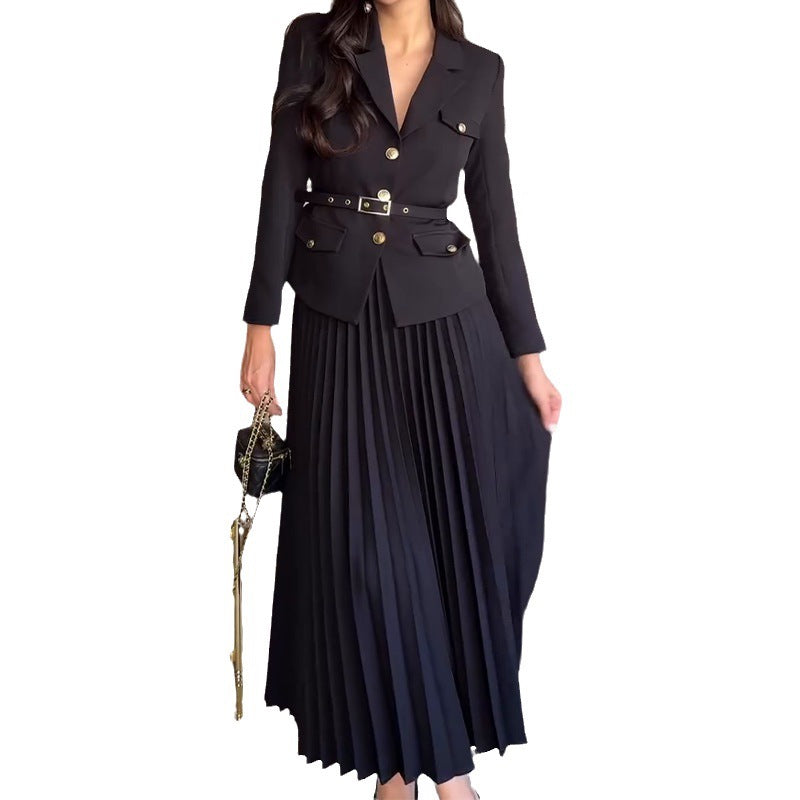 EMILIE™ - Chic Blazer & Skirt Set