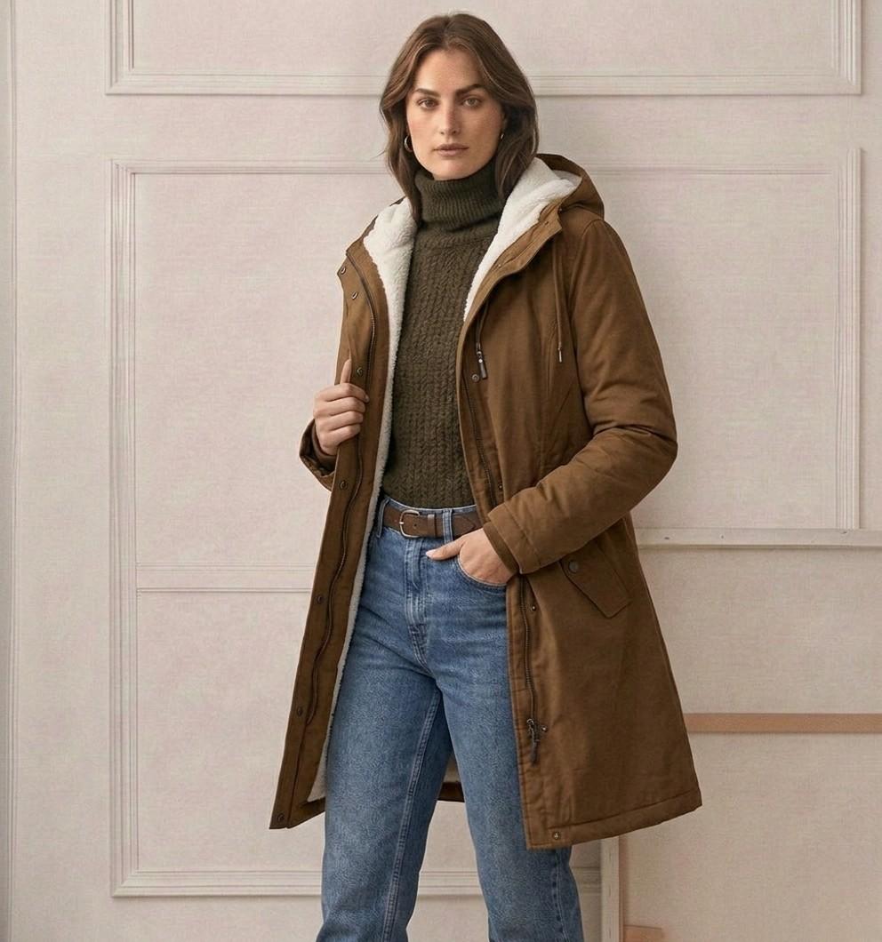 Claire™ | Cozy Hooded Weatherproof Coat