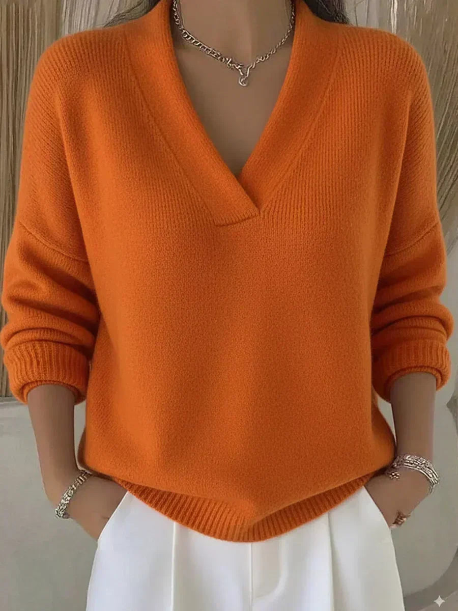 Claire | Relaxed V-Neck Sweater