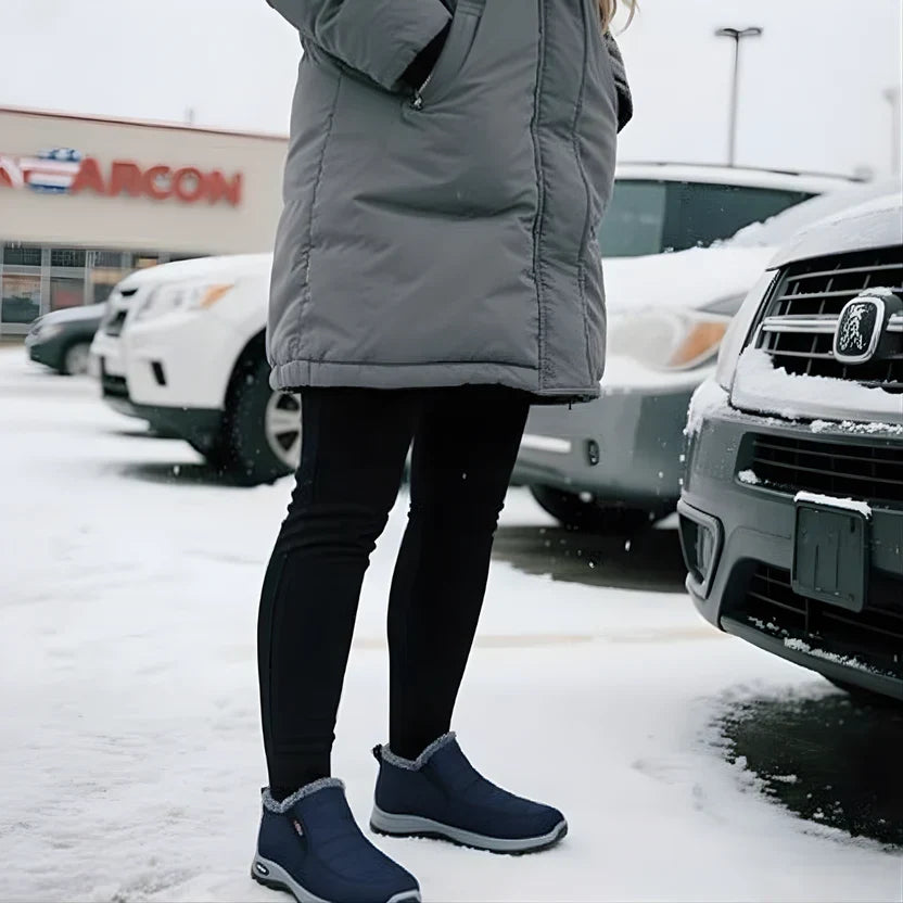Sianna™ | Quilted Waterproof Slip-On Ankle Boots