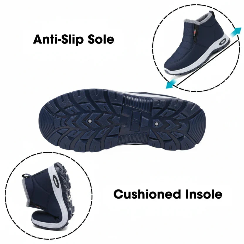 Sianna™ | Quilted Waterproof Slip-On Ankle Boots