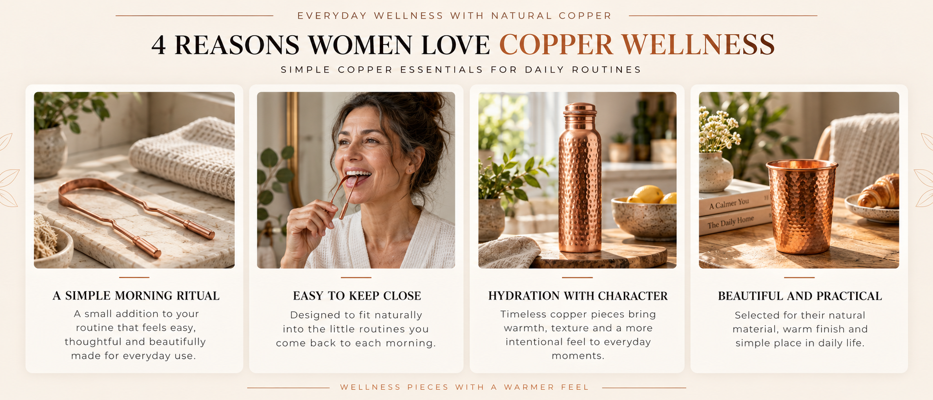 Copper wellness collection