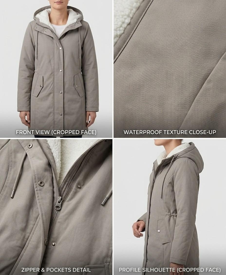 Claire™ | Cozy Hooded Weatherproof Coat