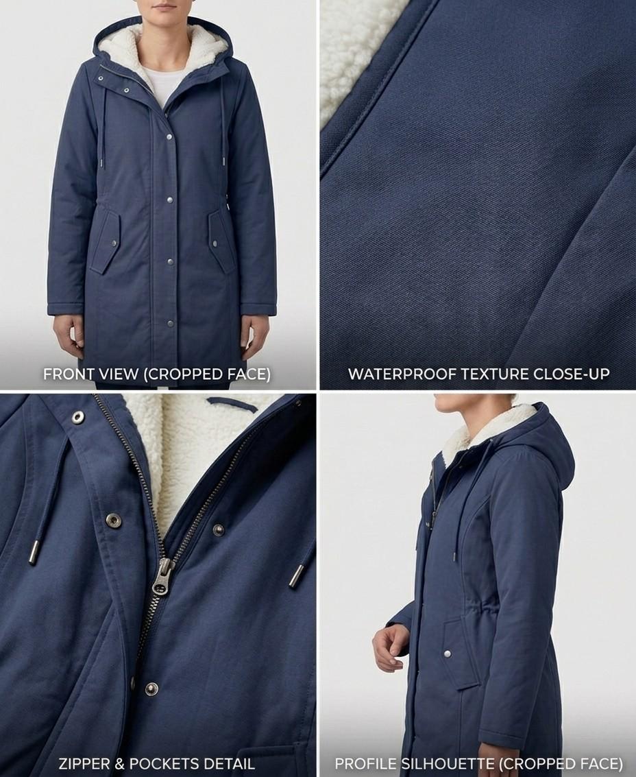 Claire™ | Cozy Hooded Weatherproof Coat