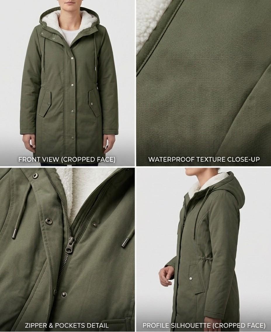 Claire™ | Cozy Hooded Weatherproof Coat
