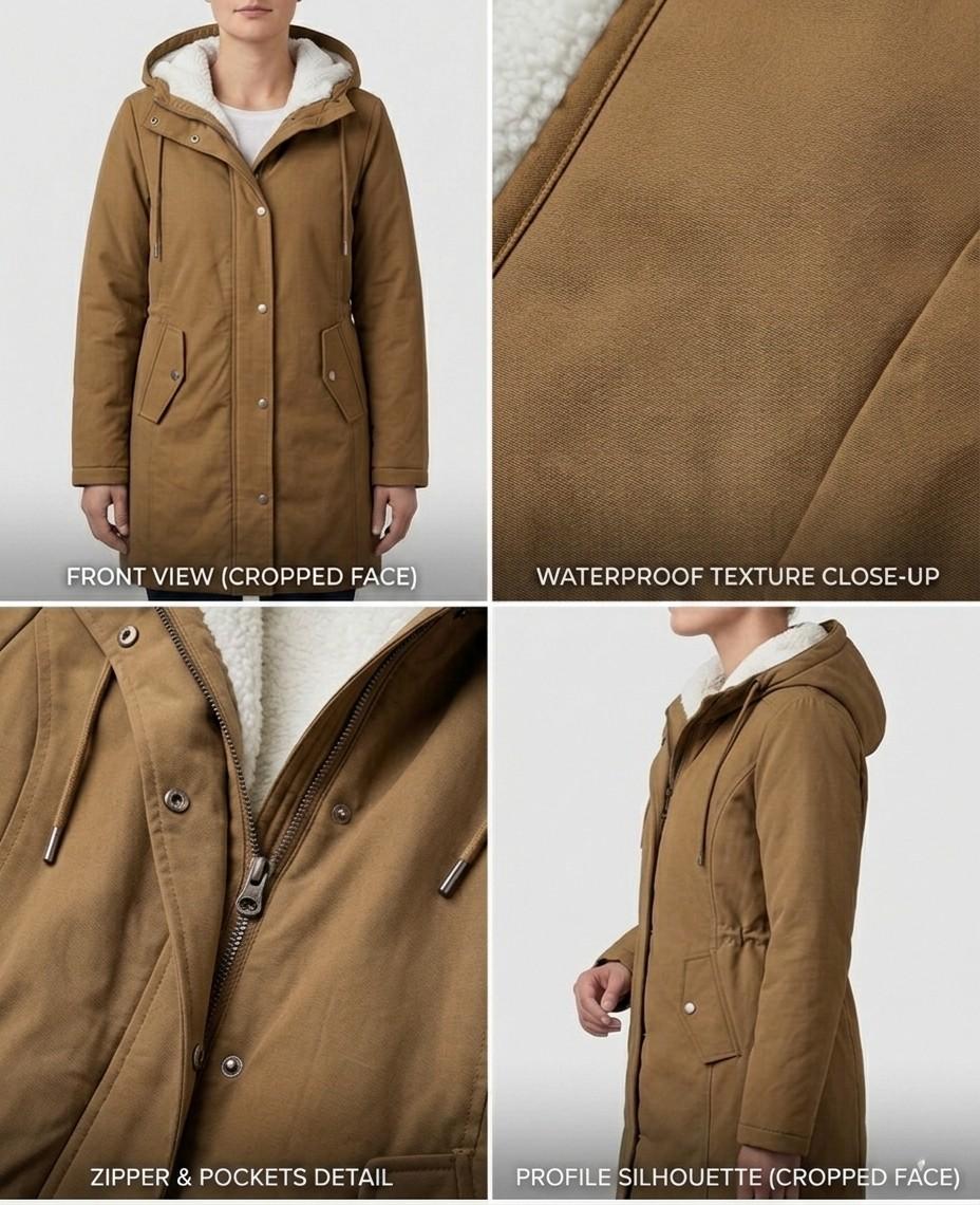 Claire™ | Cozy Hooded Weatherproof Coat