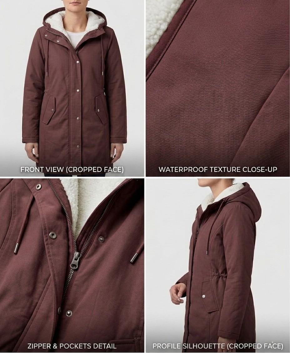 Claire™ | Cozy Hooded Weatherproof Coat
