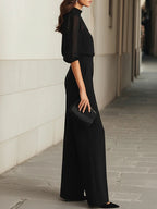 Emma Sophisticated Black Three-Piece Set