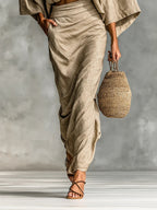 Megan Relaxed Linen Two-Piece Set
