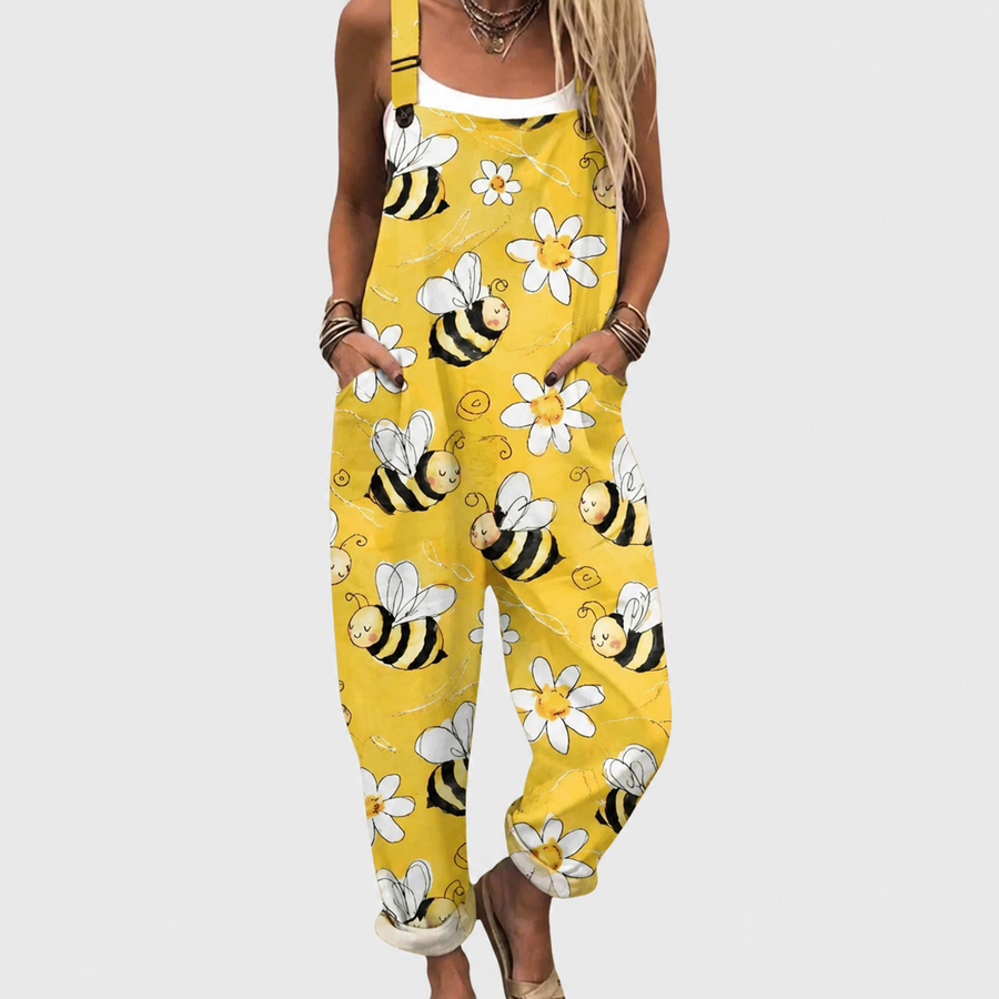 Comfortable Printed Jumpsuit