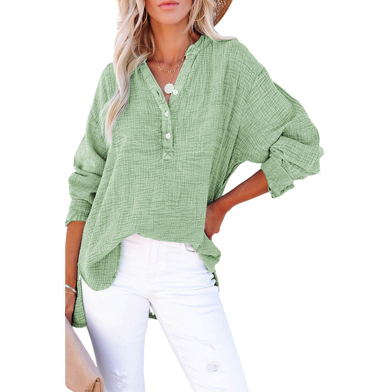 AYLA™ – Casual V-Neck Blouse