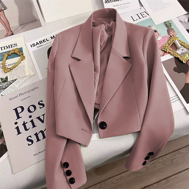 CORALIE™ - Sophisticated Cropped Blazer
