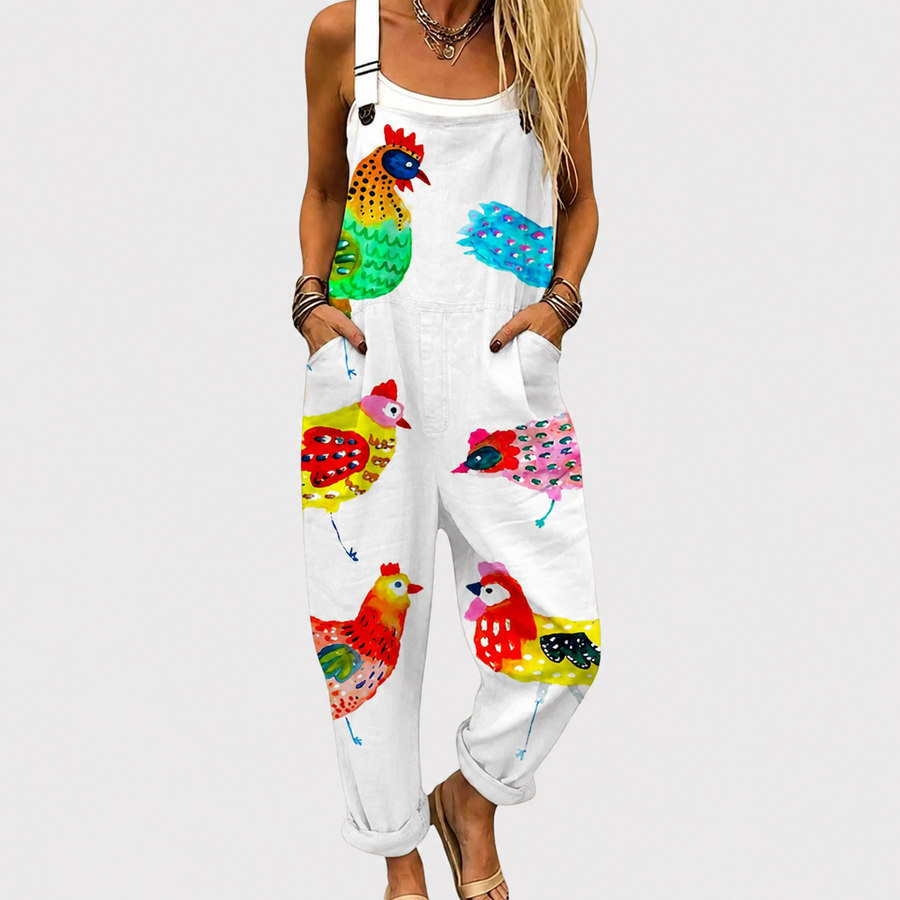 Comfortable Printed Jumpsuit