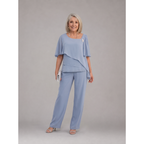 Becky Elegant Layered Two-Piece Set