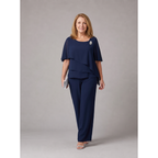 Becky Elegant Layered Two-Piece Set