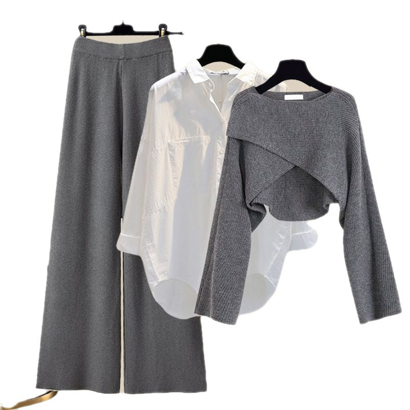 ISOBEL™ | Elegant Three-Piece Knit Set
