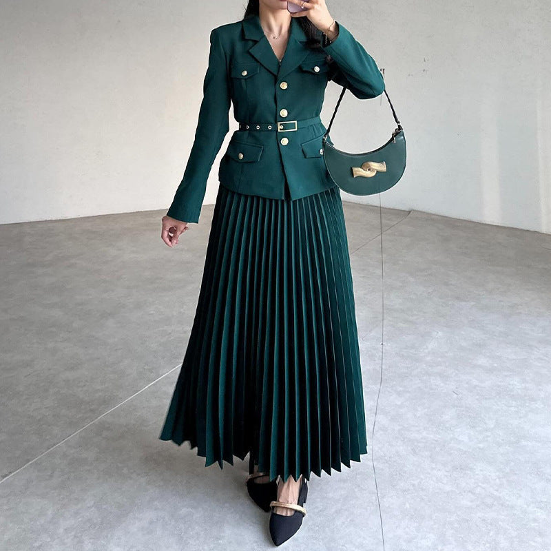 EMILIE™ - Chic Blazer & Skirt Set