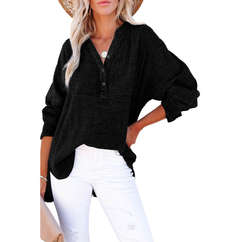 AYLA™ – Casual V-Neck Blouse