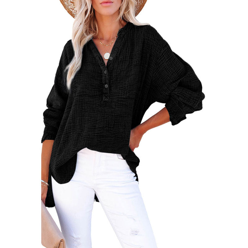 AYLA™ – Casual V-Neck Blouse
