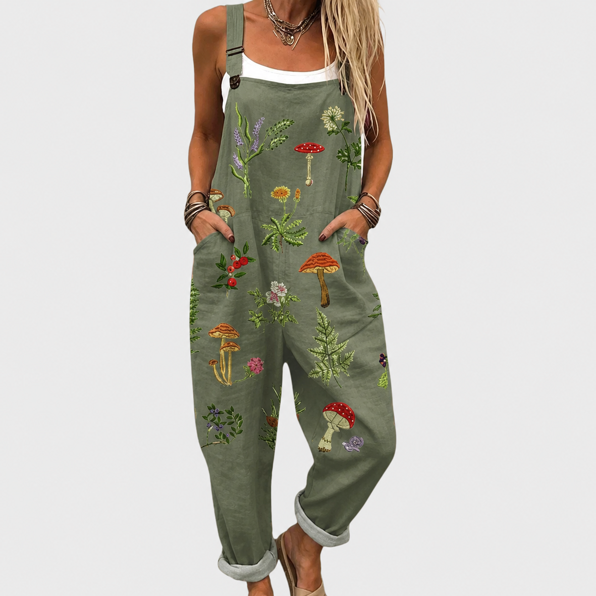 Comfortable Printed Jumpsuit