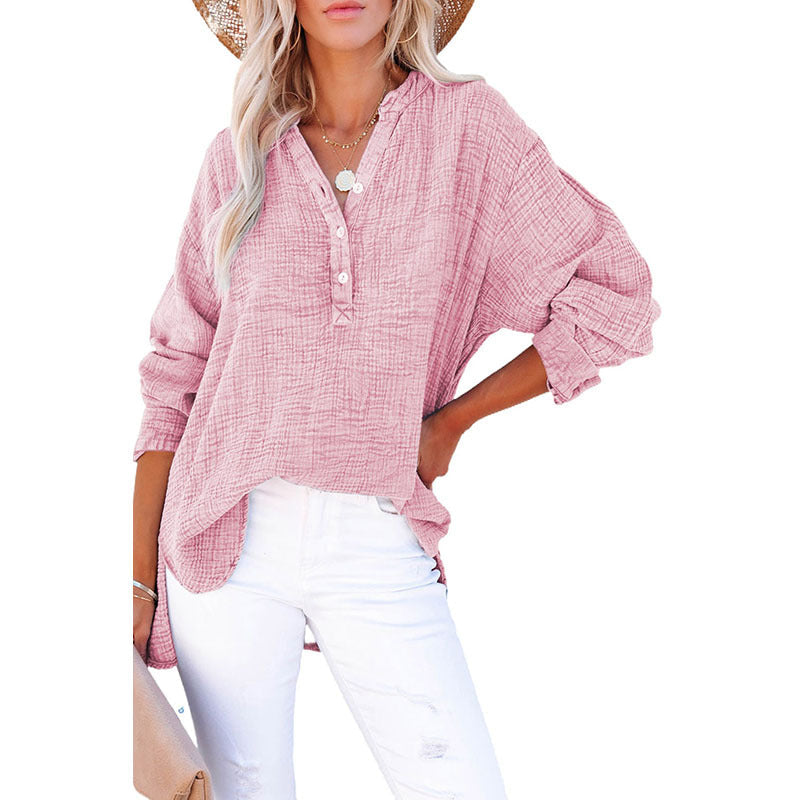 AYLA™ – Casual V-Neck Blouse